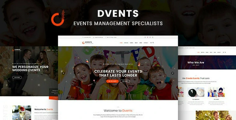 Dvents v1.2.4 - Events Management Companies and Agencies WordPress Theme45227