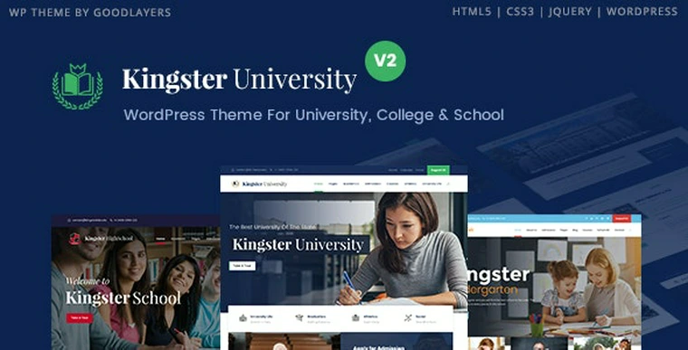 Kingster v3.1.3 - Education WordPress For University, College and School44695