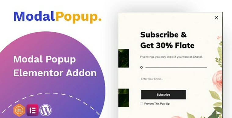 Modal Popup box v1.0 - Elementor Addon38536