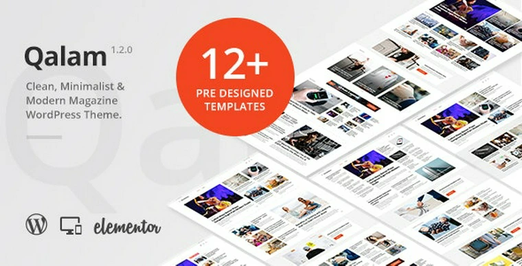 Qalam v1.2.0 - NewsPaper and Magazine WordPress Theme33321