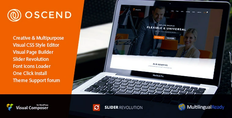 Oscend pluse v2.3.5 - WordPress Theme40982