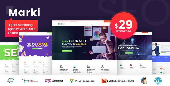 Marki v1.4 - Digital Marketing Agency WordPress Theme33430