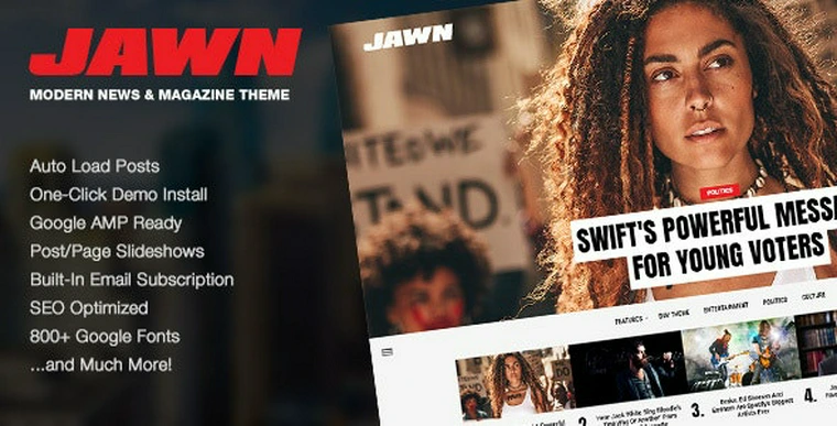 Jawn v1.4.2 - Modern WordPress News & Magazine Theme37984