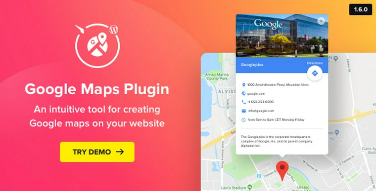 WP Google Maps v1.6.0 - Map Plugin for WordPress25853