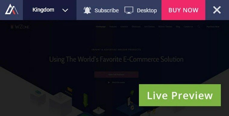 Envato Live Preview Switch Bar for WordPress v1.0.032875