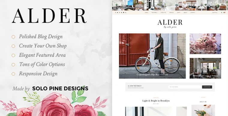 Alder v1.1 - A Responsive WordPress Blog Theme23811