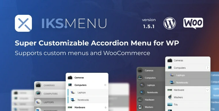 Iks Menu v1.7.6 - Super Customizable Accordion Menu for WordPress37134