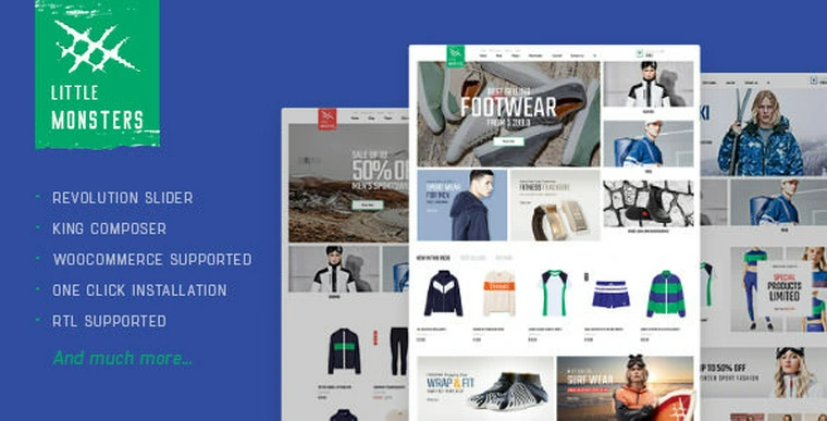 Littlemonsters v1.0 - Sport Shop WooCommerce Theme23007