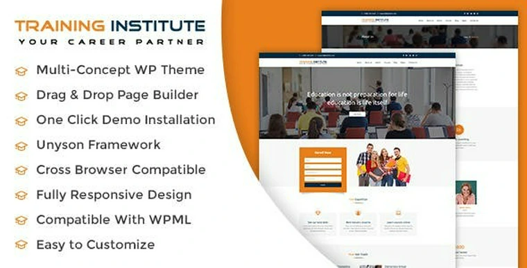 Education & Training Institute WordPress Theme26428