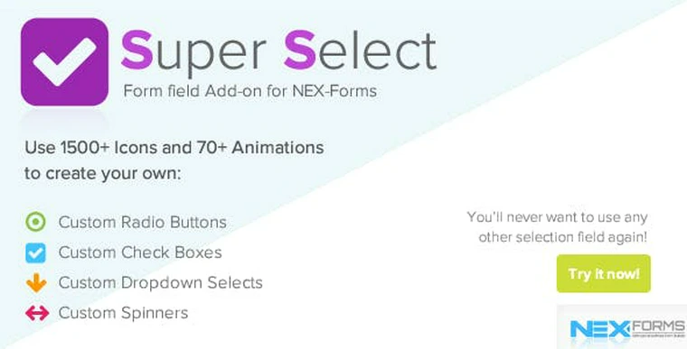 Super Selection Form Field for NEX-Forms v7.530768