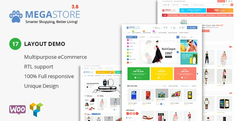 Mega Store v3.7 - Super Market RTL Responsive Theme34465