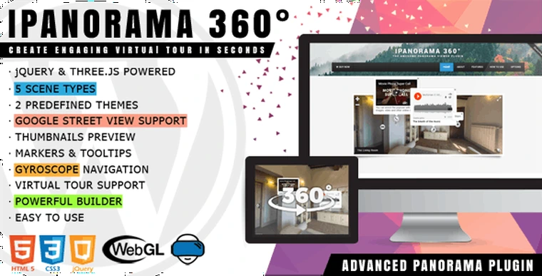 iPanorama 360° v1.5.4 - Virtual Tour Builder for WordPress32151