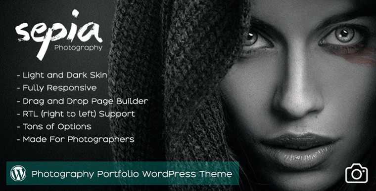 Sepia v1.9 - Photography Portfolio WordPress Theme28833