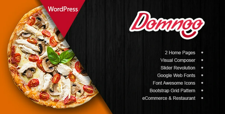 Domnoo 1.2.0 - Pizza & Restaurant WordPress Theme27255