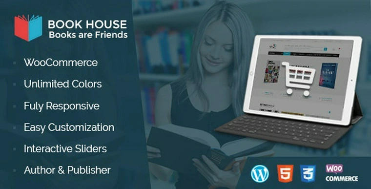 Book House WordPress - BookShop WP32793