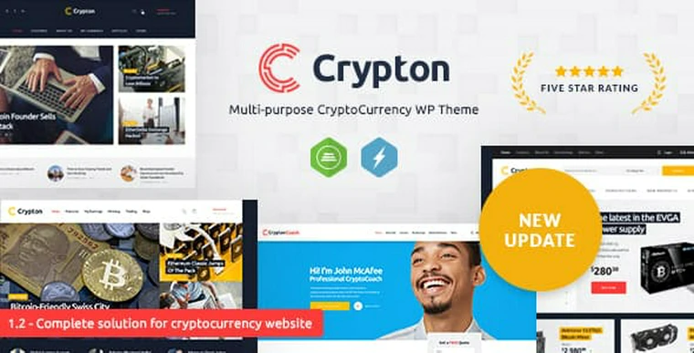 Crypton v1.6 - A Multi-Purpose Cryptocurrency Theme29955