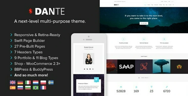 Dante v3.3.72 - Responsive Multi-Purpose WordPress Theme24657