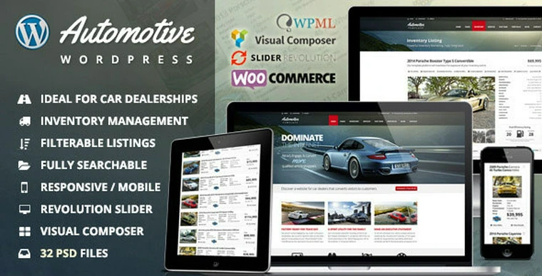 Automotive v11.2 - Car Dealership Business WordPress Theme32911