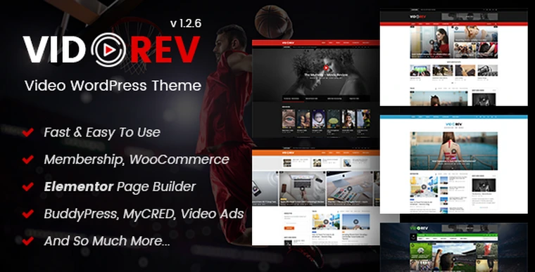 VidoRev v2.9.9.9.9.9.1 - Video WordPress Theme49360