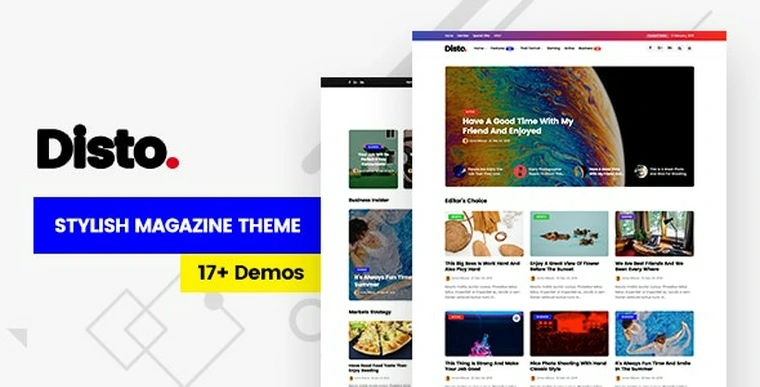 Disto v1.6 - WordPress Blog Magazine Theme34473