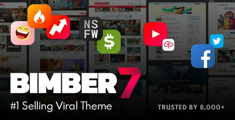 Bimber v7.0.2 - Viral Magazine WordPress Theme29614