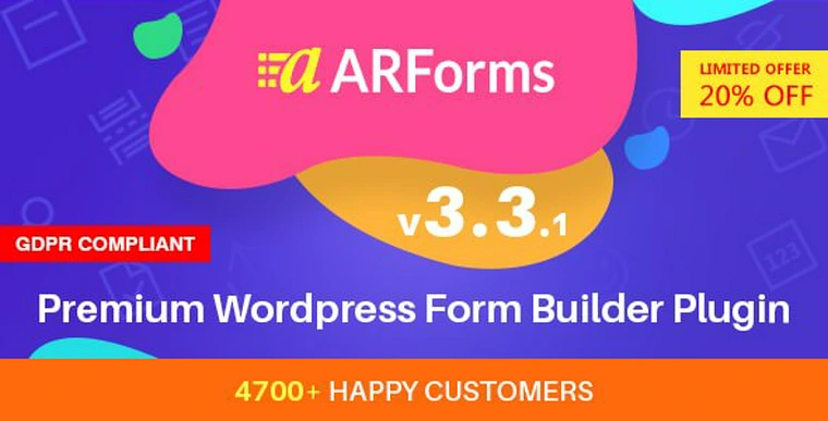 ARForms v3.3.1 - Wordpress Form Builder Plugin23895