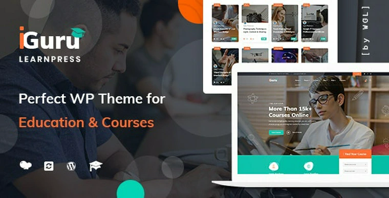 iGuru v1.0.2 - Education & Courses WordPress Theme36860