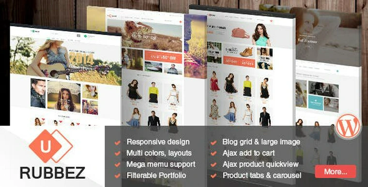 Rubbez v1.8.1 - WooCommerce & Corporate WordPress Theme29638