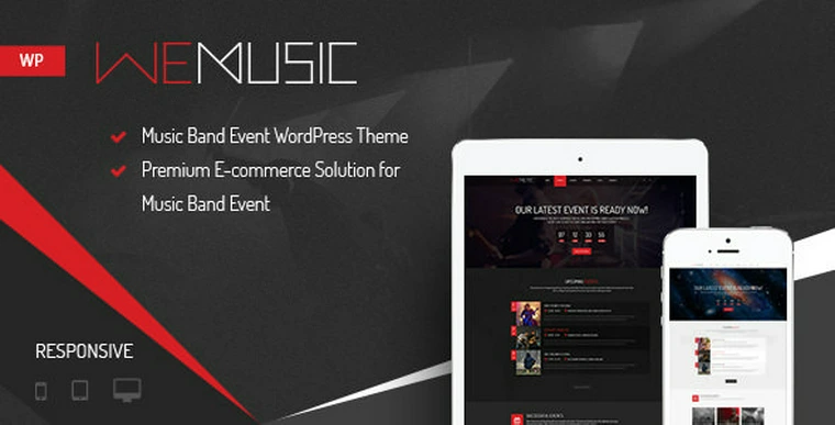 WeMusic v1.7.6 - Music Band Event WordPress Theme24504