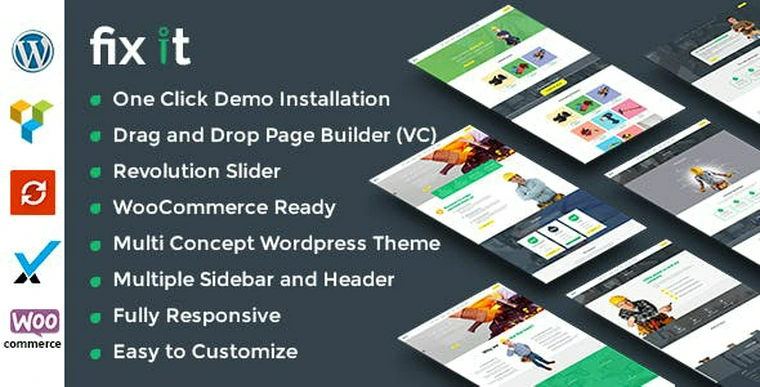 Fixit Construction v1.2.1 - Construction WordPress Theme30827