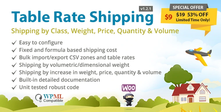 Table Rate Shipping by Class, Weight, Price v1.2.122501