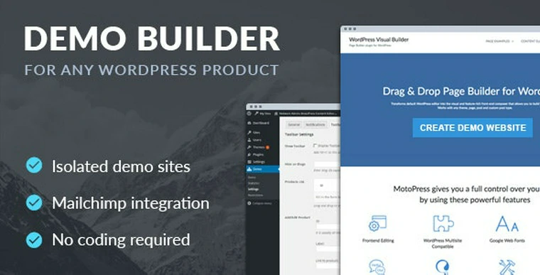 Demo Builder for any WordPress Product v1.6.133130