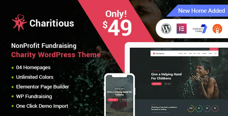 Charitious v1.7 - NonProfit Fundraising Charity Theme28379