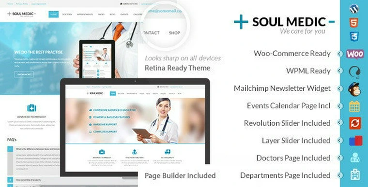 SoulMedic Health v4.9 - Medical & Health Care Theme47674