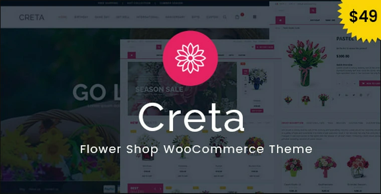 Creta v2.7 - Flower Shop WooCommerce WordPress Theme25465