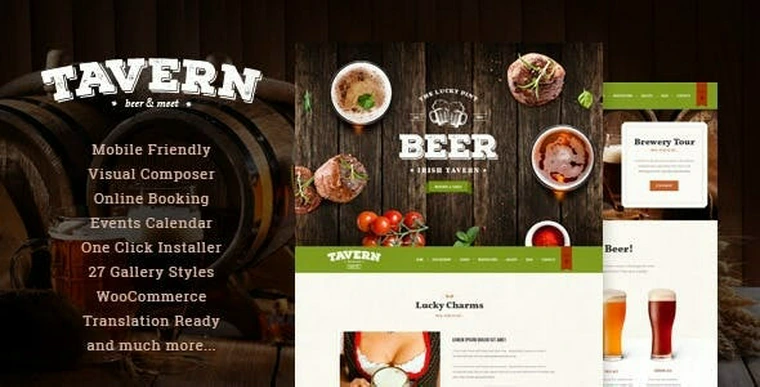 Tavern v2.1.2 - Pub & Brewery Restaurant WordPress Theme33904