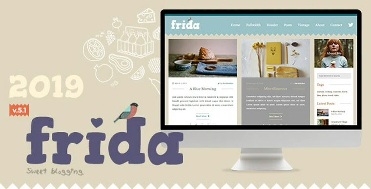 Frida v5.1 - A Sweet & Classic Blog Theme28269