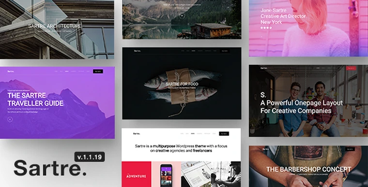 Sartre v1.1.19 - Responsive Multipurpose Theme for Creatives26305