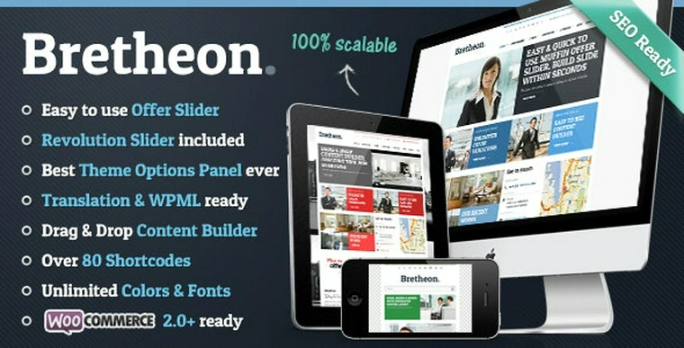 Bretheon v2.4.3 - WordPress Theme34910