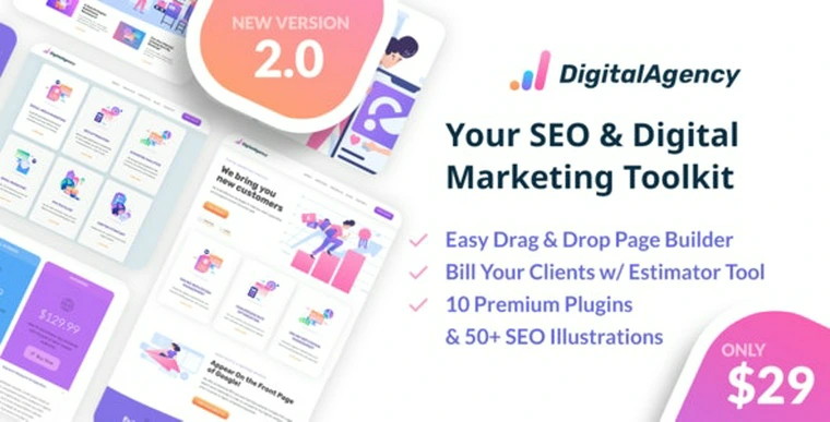 SEO WP v2.0.1 - Online Marketing, SEO, Social Media Agency33146