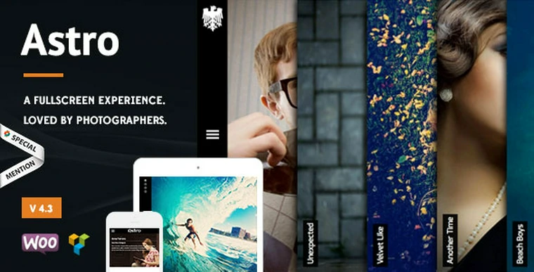 Astro v5.1 - Showcase/Photography Wordpress Theme23121