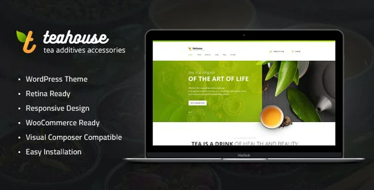 Tea House v1.1 - Tea Store and Cafe WordPress Theme30008