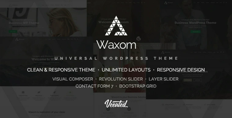 Waxom v2.8 - Clean & Universal WordPress Theme24076