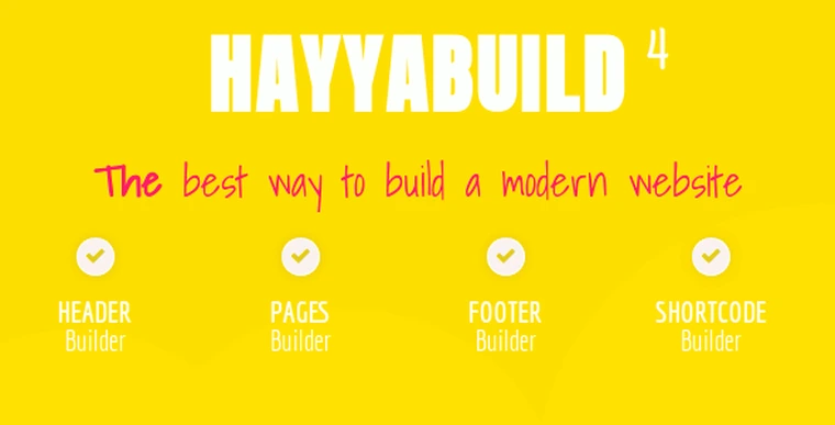 HayyaBuild v4.0 - WordPress Builder28448