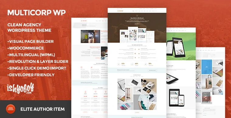 Multicorp WP v2.1 - Clean Agency WordPress Theme28707