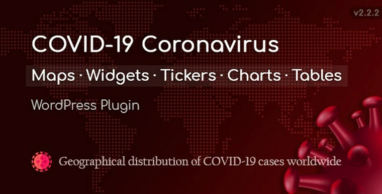 COVID-19 Coronavirus v2.2.2 - Live Map WordPress Plugin38762