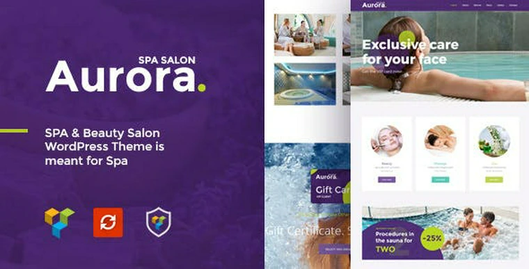 Aurora v1.0 - Spa & Beauty Salon WordPress Theme30043