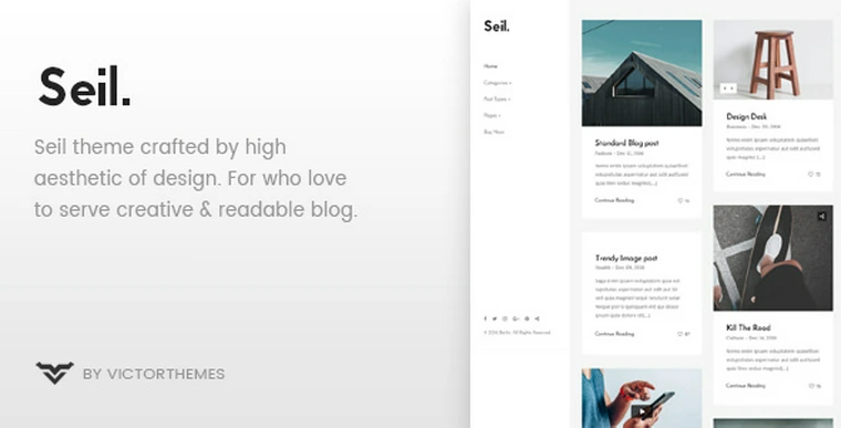 Seil v1.5 - A Responsive WordPress Blog Theme34766