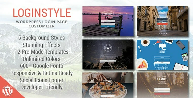 Loginstyle v1.1.3 - WordPress Login Page Styler35247