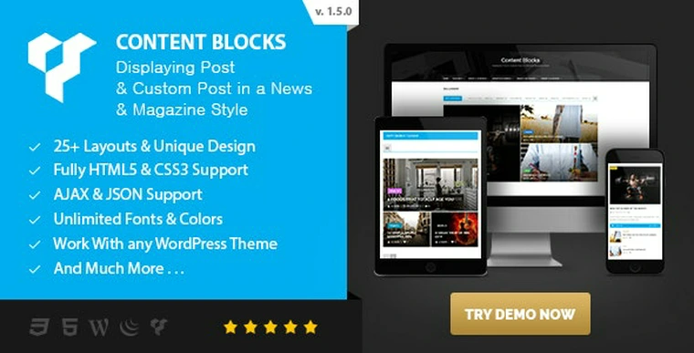 Content Blocks Layout For WPBakery Page Builder (Visual Composer) v1.5.0 - News & Magazine Style3307